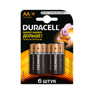 Бат.  LR6 Duracell  6шт