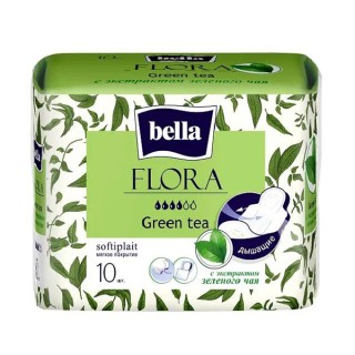 Белла FLORA  экстрактом зел.чай 10 шт./36