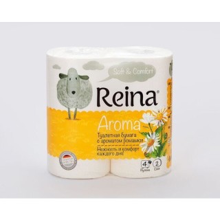 Бумага туал. REINA Aroma 4шт 