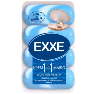 EXXE Мыло 1+1 90г Морской жемчуг 