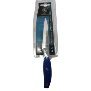 Нож SS06В синяя ручка 