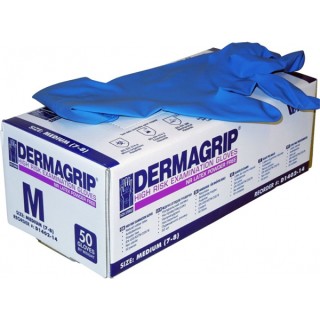 Перчатки резин. в коробке Dermagrip 25пар