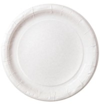 Тарелка 9 плоская White