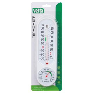 Термометр комнатный Vetta с измерен. влажности 473-053