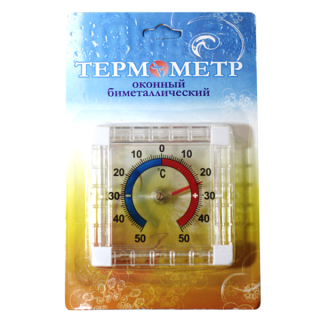 Термометр уличный квадратный ТББ биметаллич.