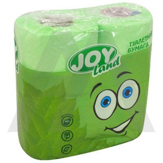 Бумага туал. JOY 2-х сл 4шт Яблоко
