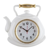 Часы настенные 581-379 Классика Чайник белый