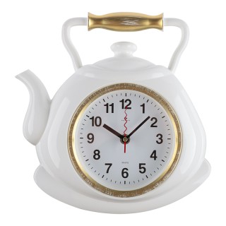 Часы настенные 581-379 Классика Чайник белый