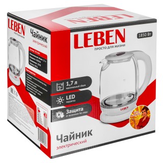 Чайник LEBEN  (1,7л) 291-064