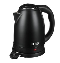 Чайник LEBEN  (1,8л) 291-026 нерж. черн. 