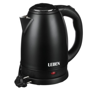 Чайник LEBEN  (1,8л) 291-026 нерж. черн. 