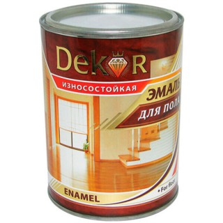 Эмаль ПФ-266 Dekor Желто-кор. 0,8кг Кубанские краски