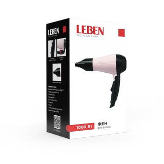 Фен LEBEN 1000Вт 259-227