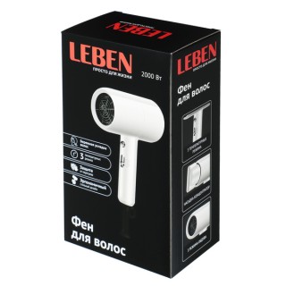 Фен LEBEN 2000Вт 259-213