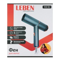Фен LEBEN 900Вт 259-211