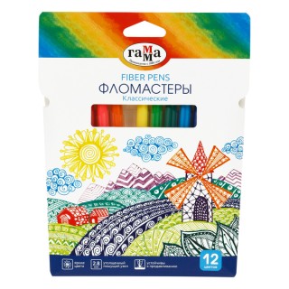 Фломастеры  12цв. Гамма Классические