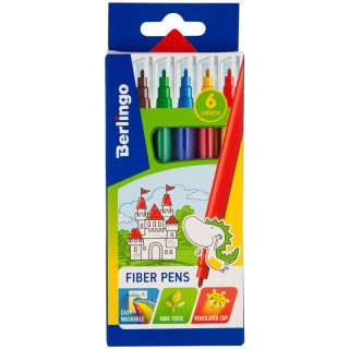 Фломастеры  6цв Замки