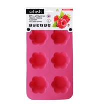 Форма д/выпечки силикон 6 ячеек Satoshi Алион 856-111