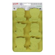 Форма д/выпечки силикон 6 ячеек Vetta  Зверята 856-200