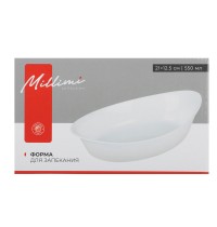 Форма д/запек MILLIMI 818-315 овал 21*12,5  0,55л 