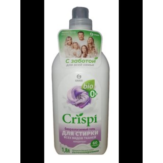 Grass CRISPI Гель-концентр. д/стирки 1,8л д/всех видов ткани