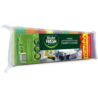 Губка  д/пос Мастер Фреш 10шт универс. /24