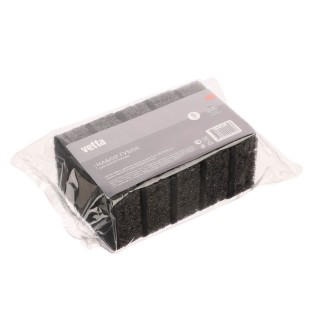 Губка  д/пос Vetta 441-292 коралл черный 5шт 