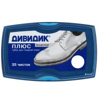 Губка д/обуви Дивидик Плюс бесцветн./40