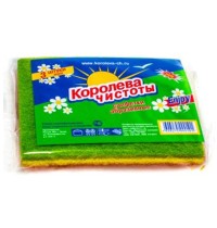 Губки абразив.3шт 0118 Королева Чистоты