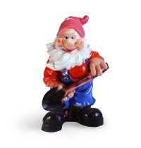 Изделие из гипса Гном с лопатой 44