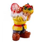 Изделие из гипса Гном с овощами 123