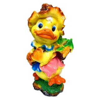 Изделие из гипса Утка с корзиной 427