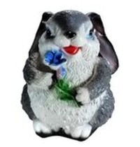 Изделие из гипса Зайчик с цветком 47