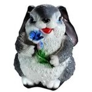 Изделие из гипса Зайчик с цветком 47