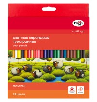 Карандаши 24цв Мультики