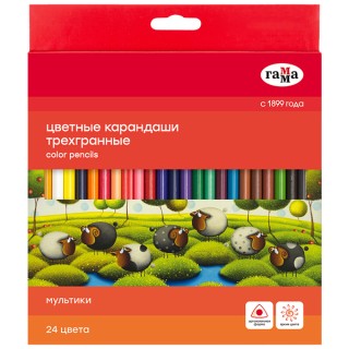 Карандаши 24цв Мультики
