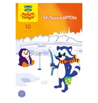 Картон белый 10л А4
