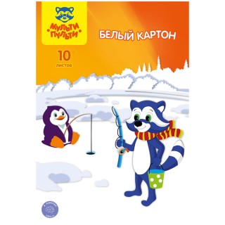 Картон белый 10л А4