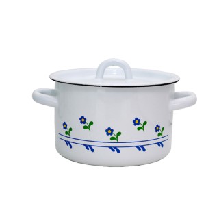 Кастрюля эм.2л С-1610.1н/4 синий лен