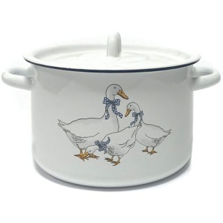 Кастрюля эм.4,5л Мн.01-1615н/4М Гуси