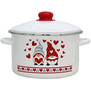 Кастрюля эм.4л 01-Б1614/4 Гномы