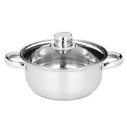 Кастрюля нерж Джерси 1,7 ст.кр. 822-066