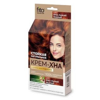 Хна-крем Фитокосметик Ярко-рыжий медный 50мл