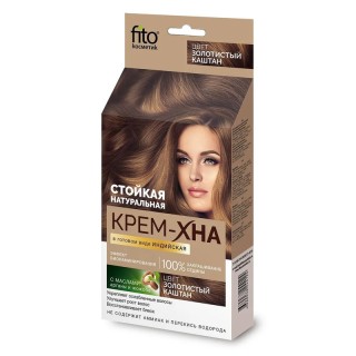 Хна-крем Фитокосметик Золотистый Каштан 50мл