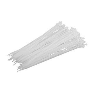 Хомут стяжка 200 белый