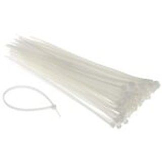 Хомут стяжка 250 белый