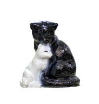 Копилка Кошка с котенком 275