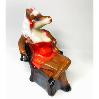 Копилка Лошадь на стуле 473