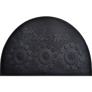 Коврик придверный резиновый PinMat 45х75см полукруг