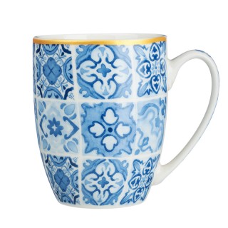 Кружка 0,35л Голубая мозаика 806-279